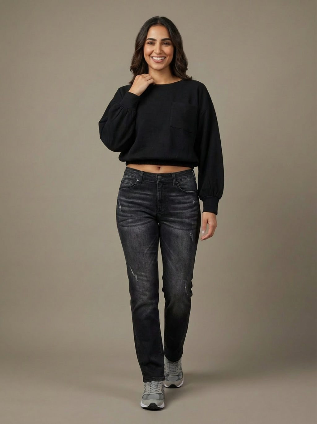 Calliope Ladies Sweatshirt Black