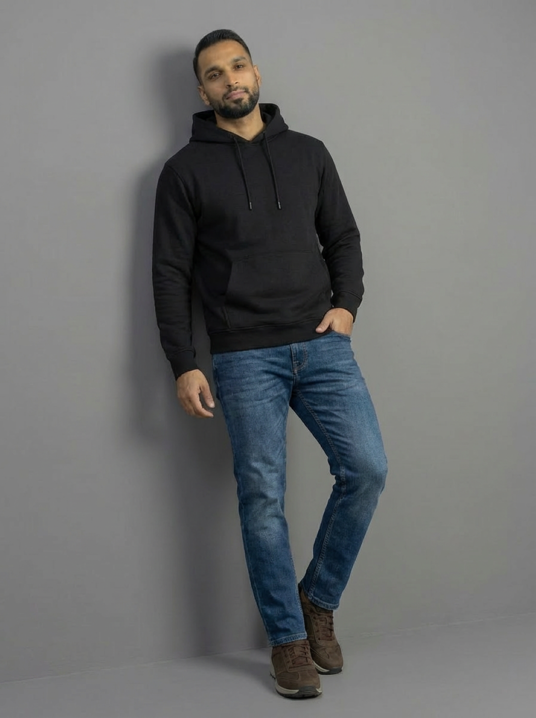 Admiral Man Hoodie Black