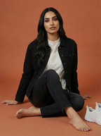 Denim Ladies Jacket Black