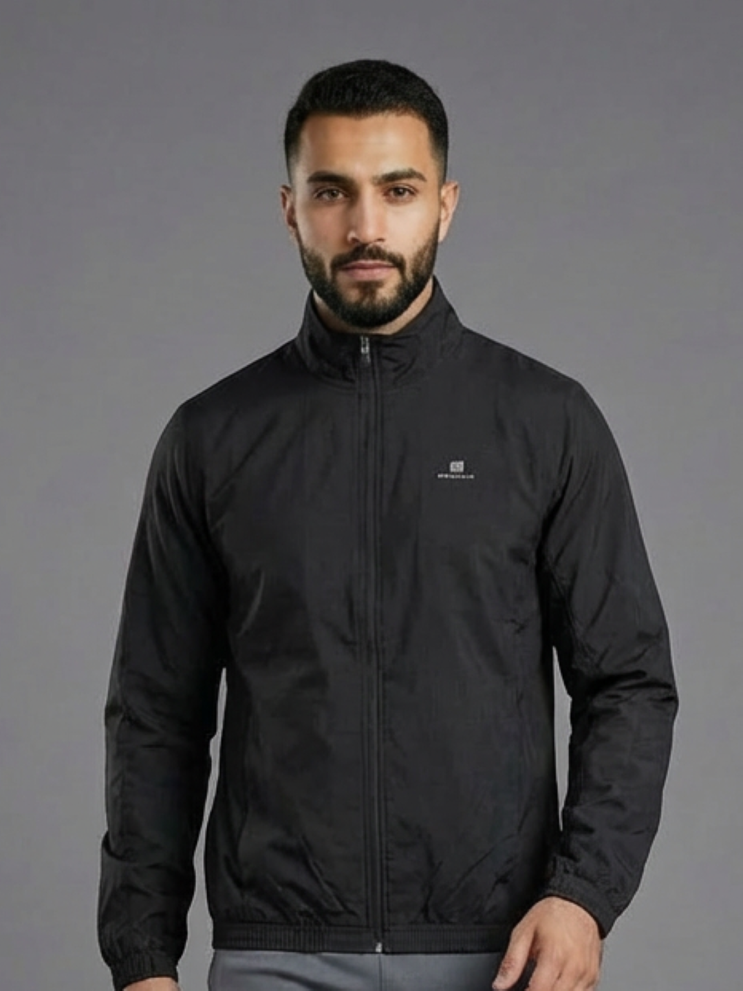 Decathlon Man Windbreaker Jacket Black