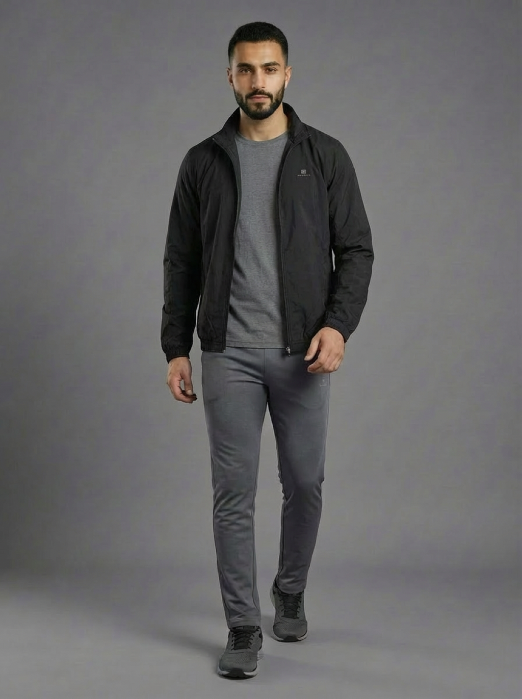 Decathlon Man Windbreaker Jacket Black