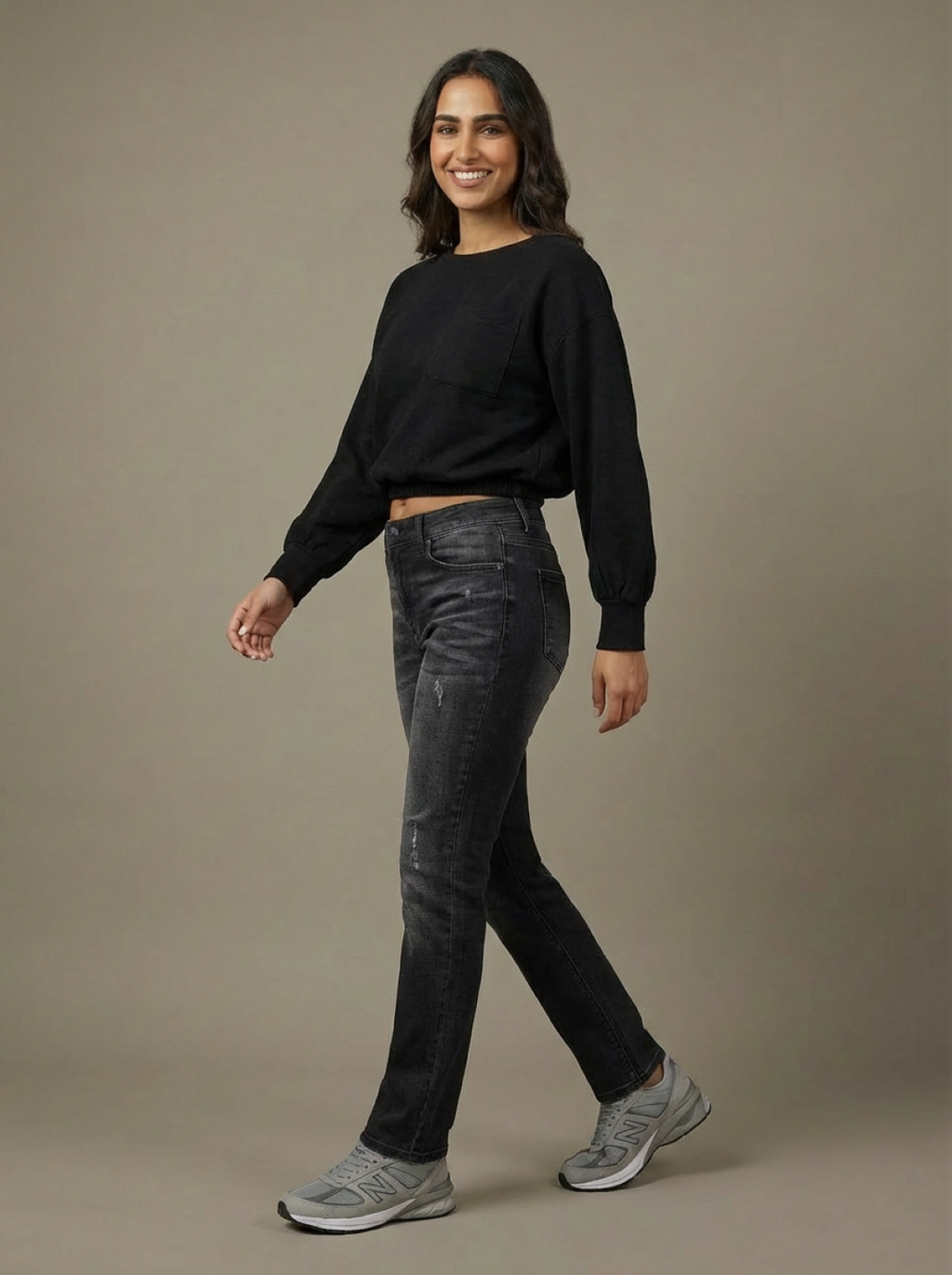 Calliope Ladies Sweatshirt Black