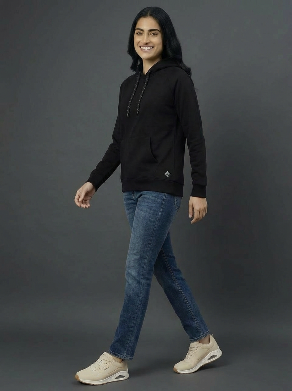 Zelos Unisex Hoodie Black