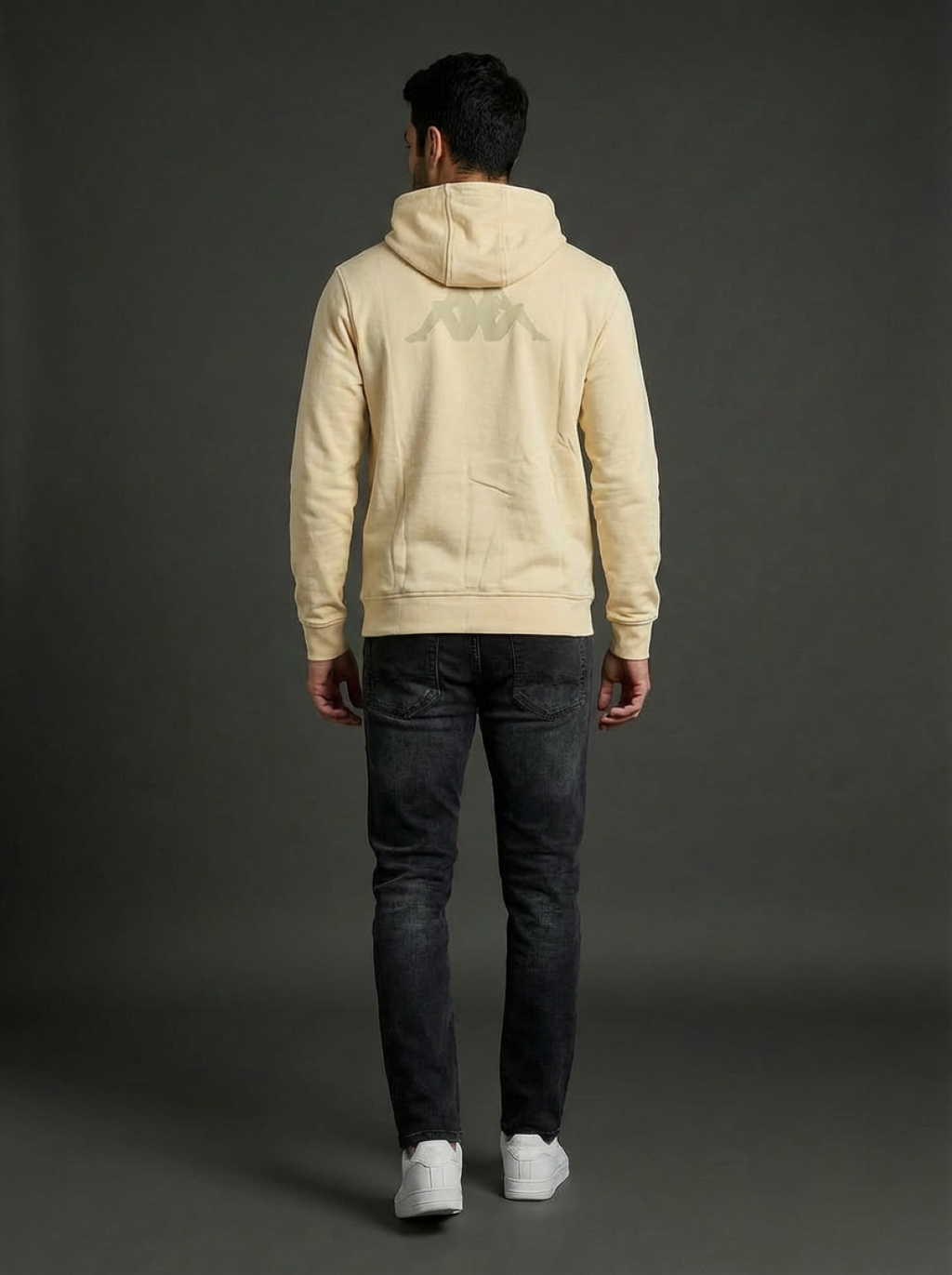 Kappa Man Hoodie Cream