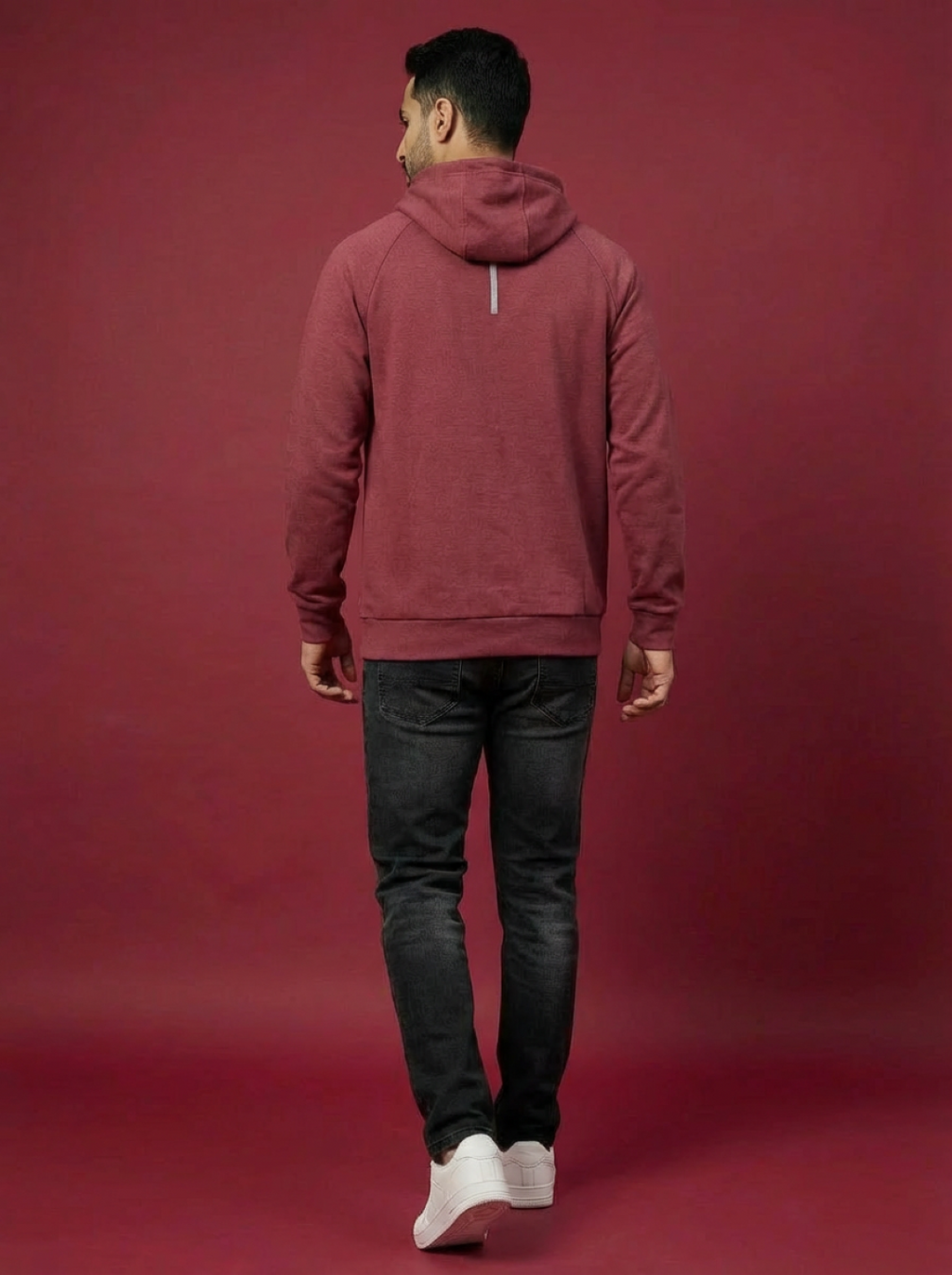 Zelos Unisex Hoodie Deep Rose