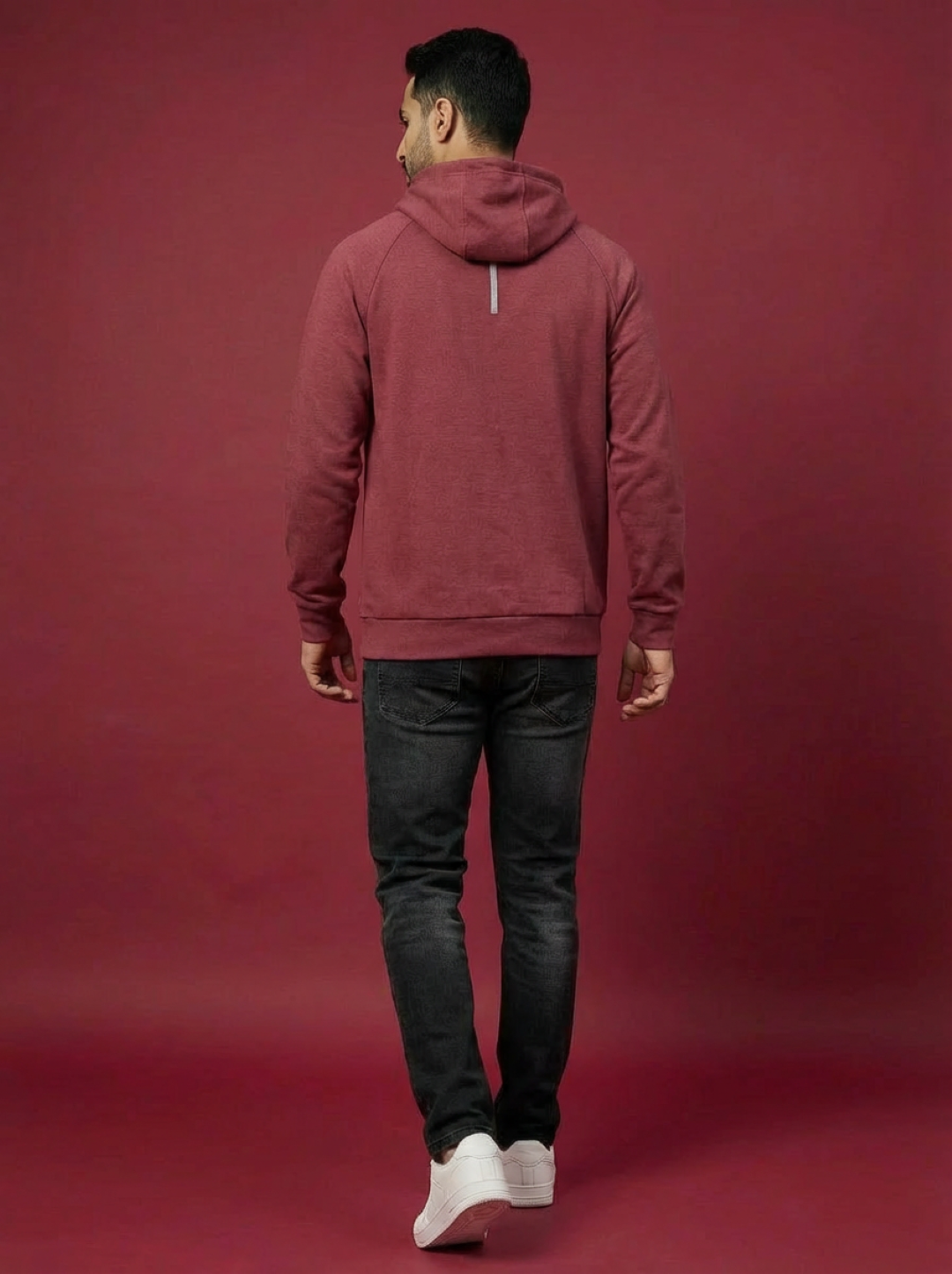 Zelos Unisex Hoodie Deep Rose