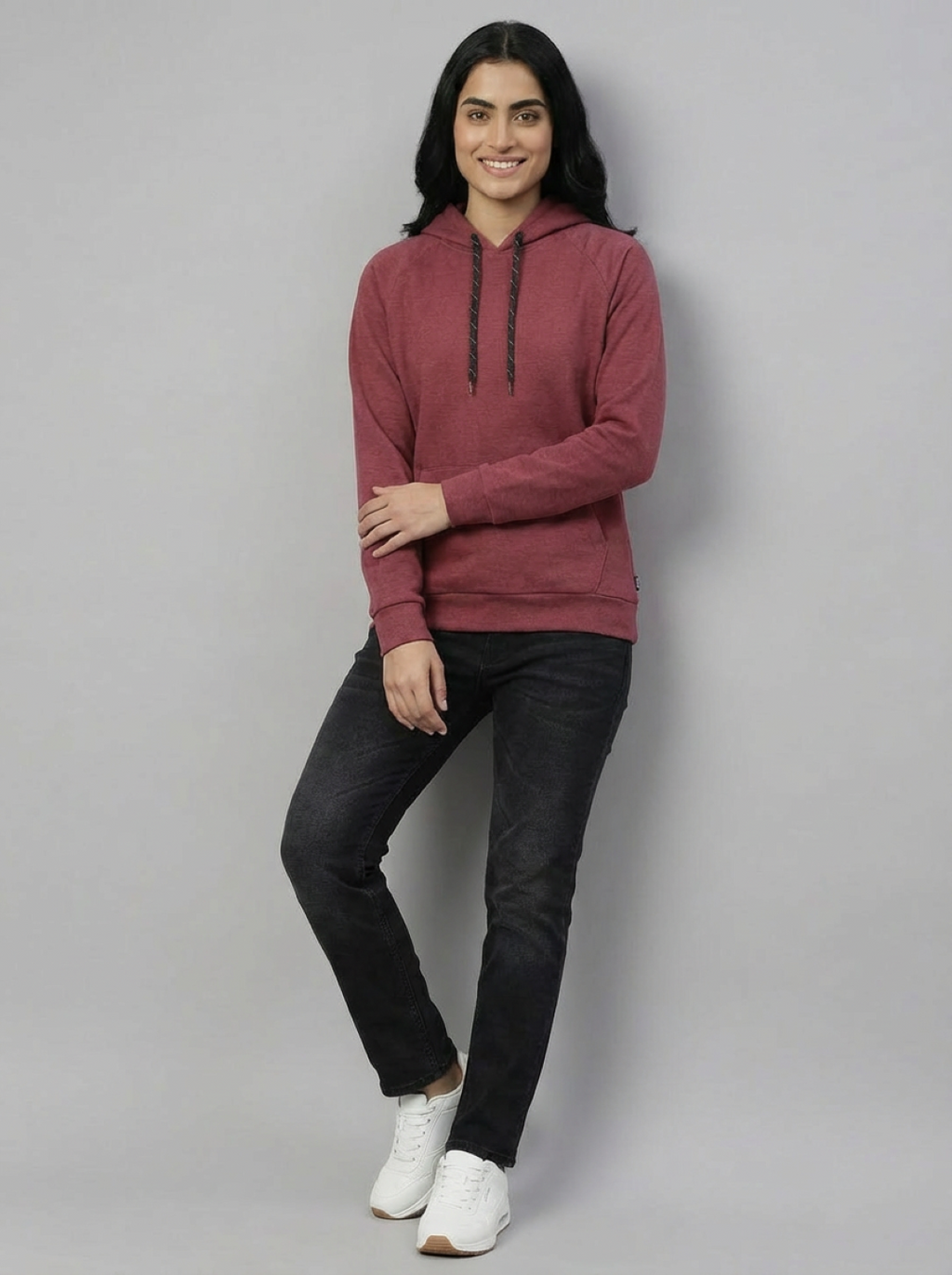 Zelos Unisex Hoodie Deep Rose