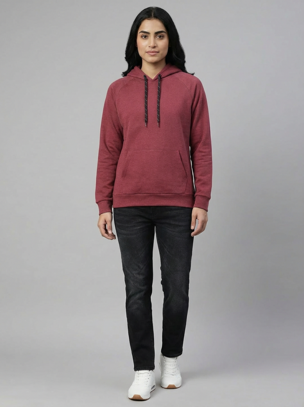 Zelos Unisex Hoodie Deep Rose