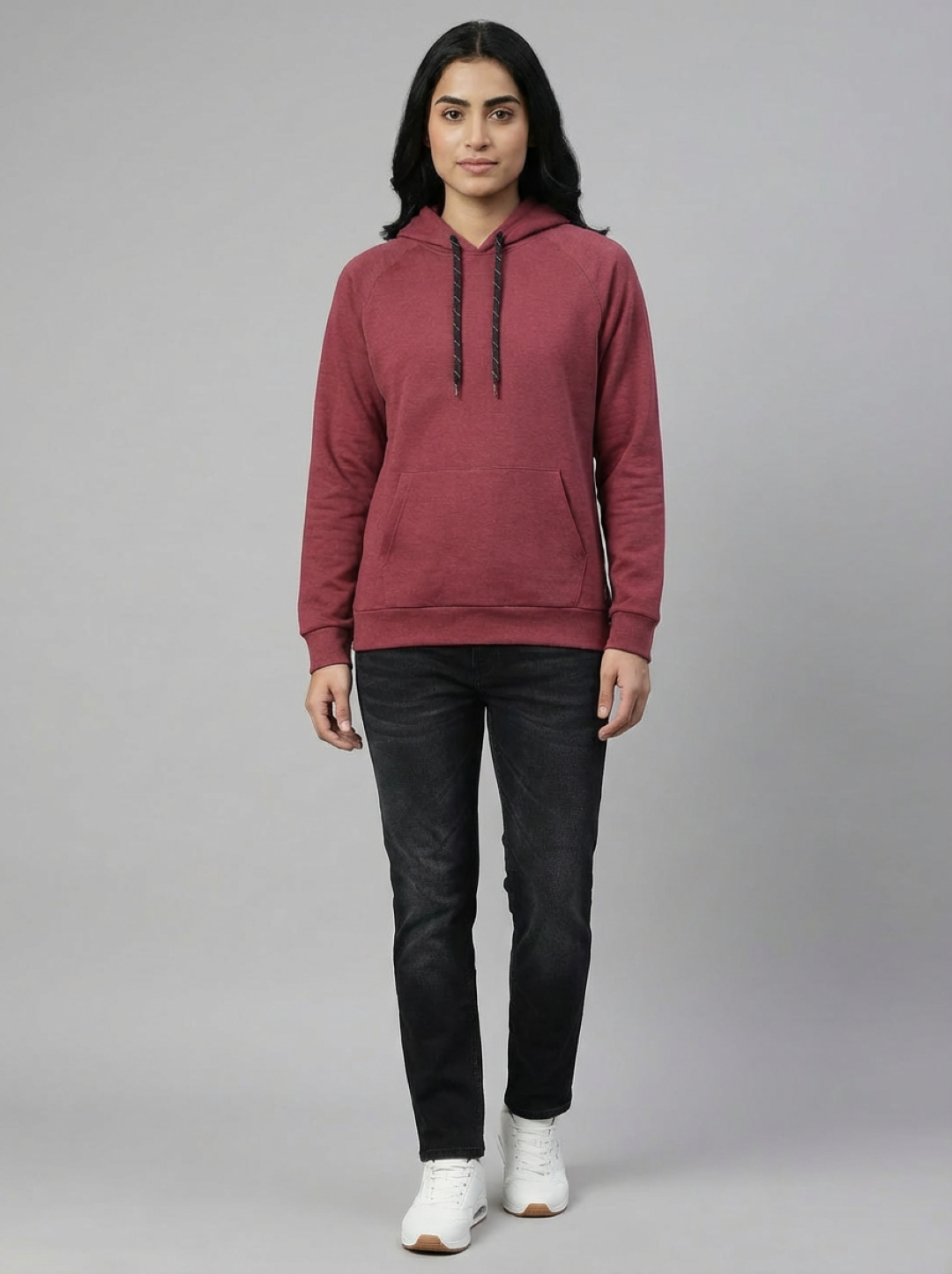 Zelos Unisex Hoodie Deep Rose