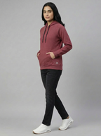 Zelos Unisex Hoodie Deep Rose
