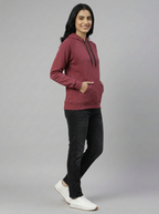 Zelos Unisex Hoodie Deep Rose
