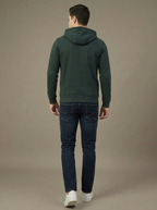 US Grand Polo Zip Man Hoodie Forest Green