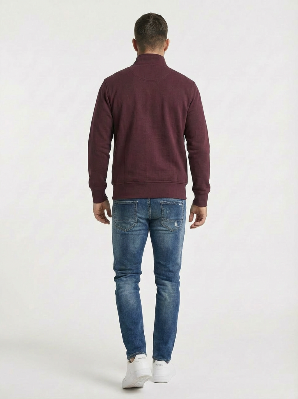 BE Board Man Zip Jacket Maroon