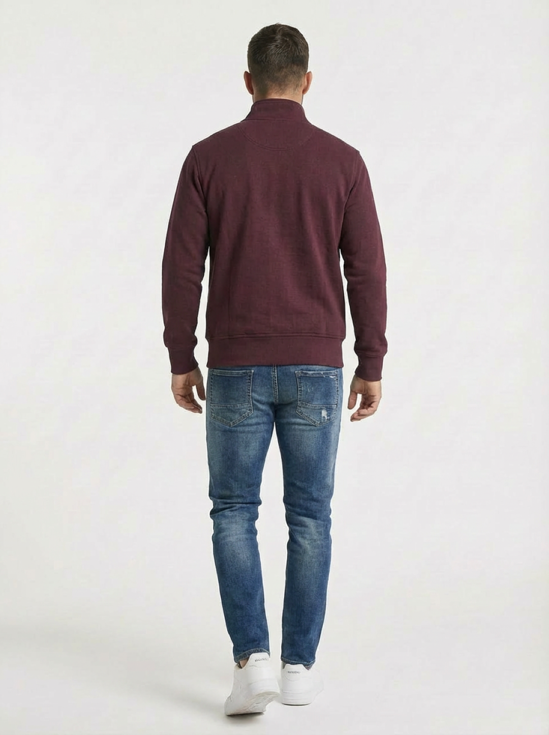 BE Board Man Zip Jacket Maroon