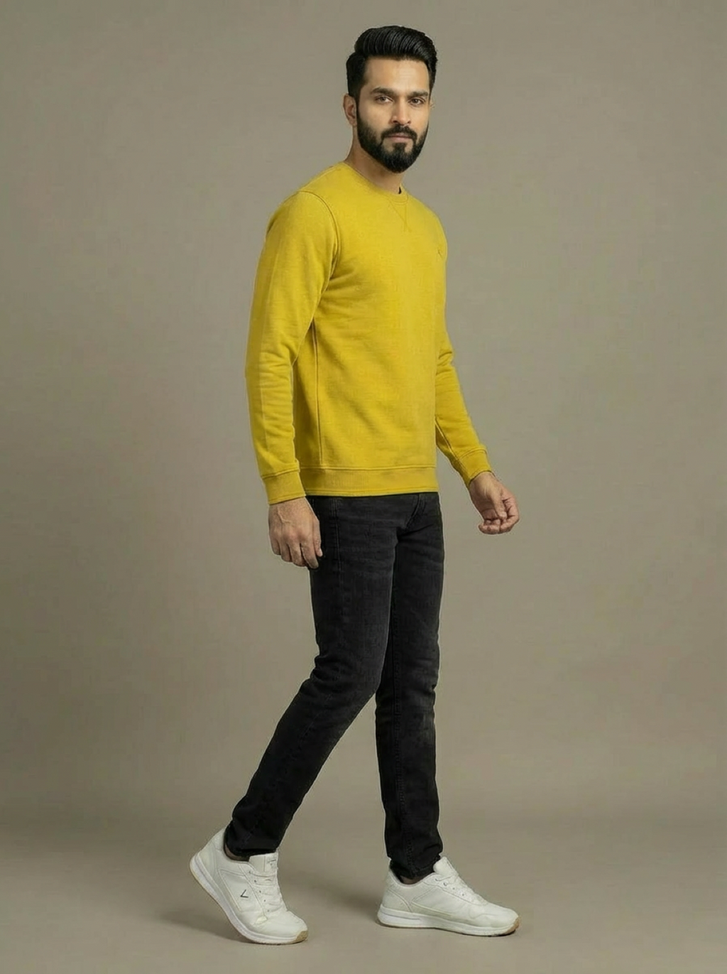 Allen Solly Man Sweatshirt Yellow