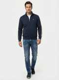 Il Granchio Man Zip Jacket Navy