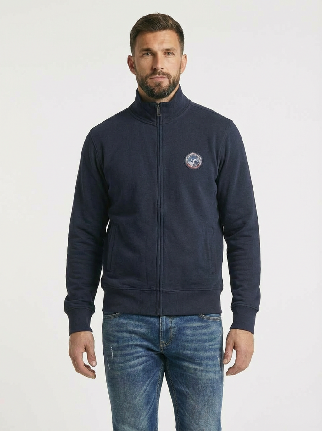 BE Board Man Zip Jacket Grey