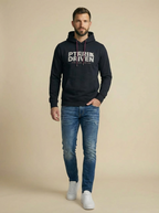 Petrol Man Hoodie True Navy