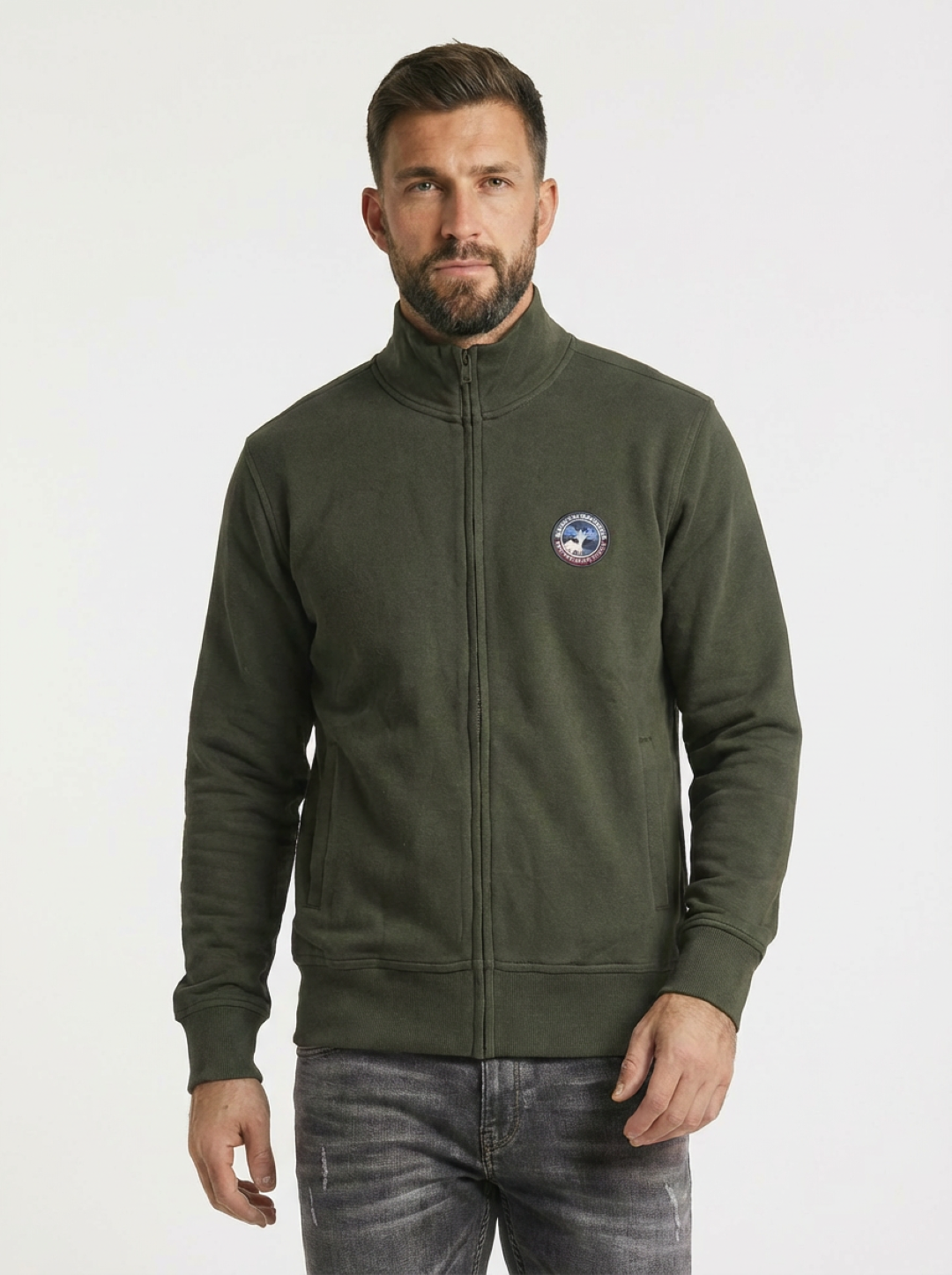 BE Board Man Zip Jacket Olive