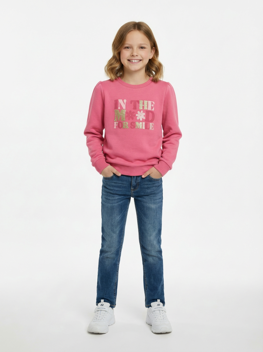 TAFE O LOIEL Girl's Sweatshirt Rose