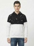 Clyton Man Pullover Hoodie Black Canvas