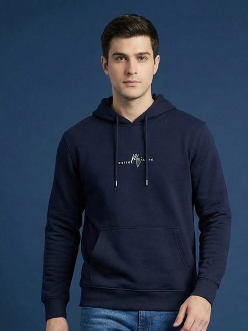 River Island Man Hoodie Black