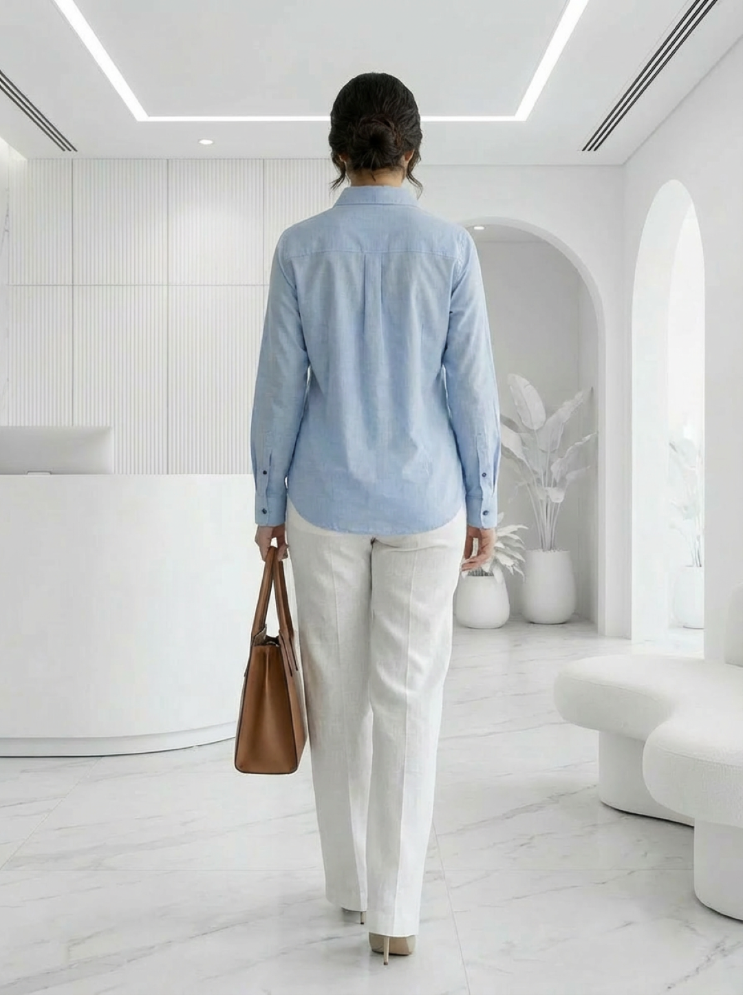 C&A Ladies Shirt Light Blue