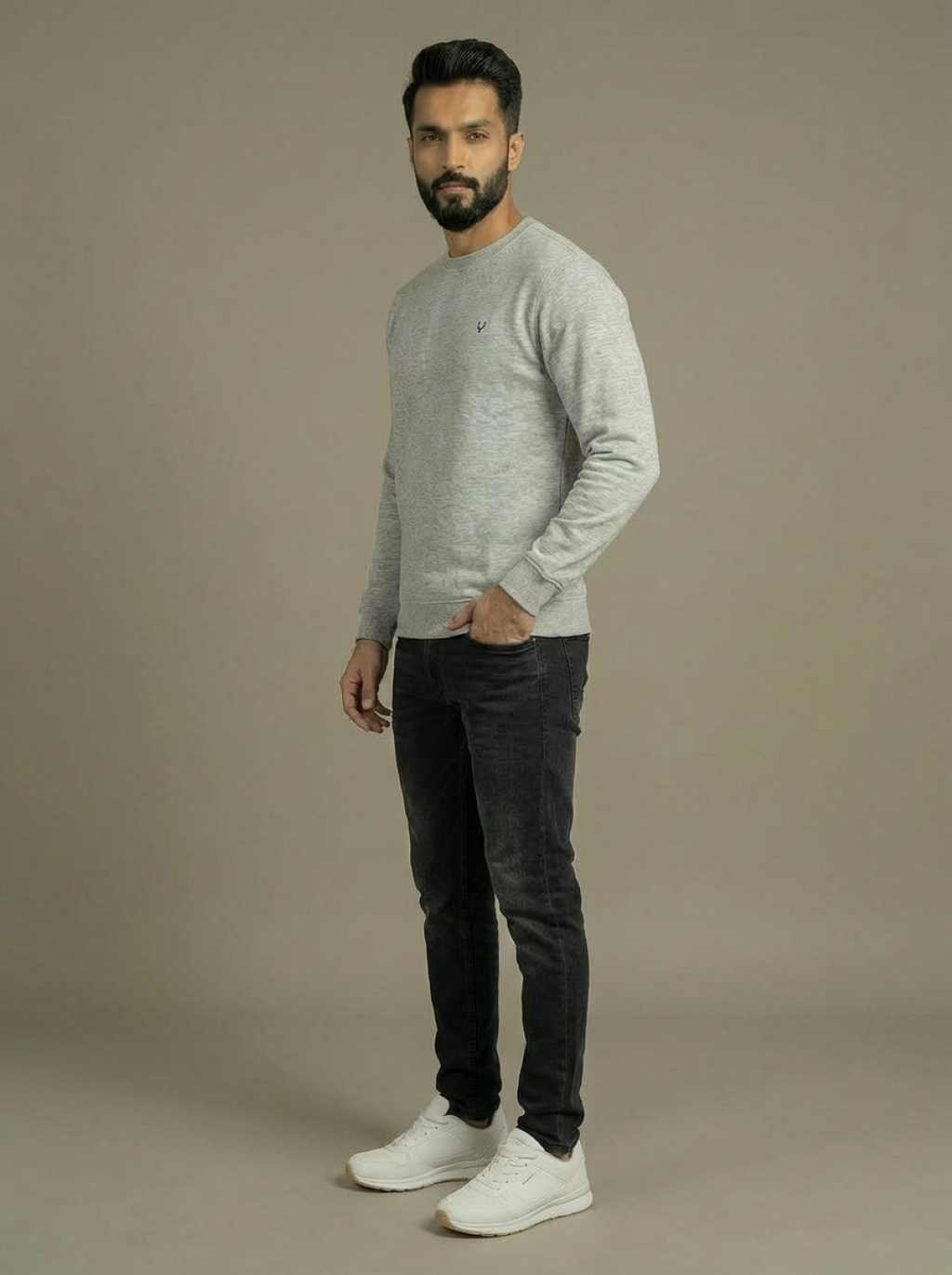 Allen Solly Man Sweatshirt Sport Grey