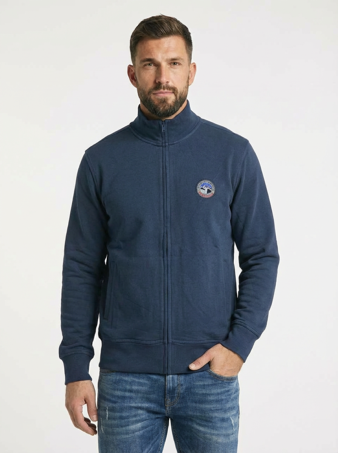 BE Board Man Zip Jacket Navy