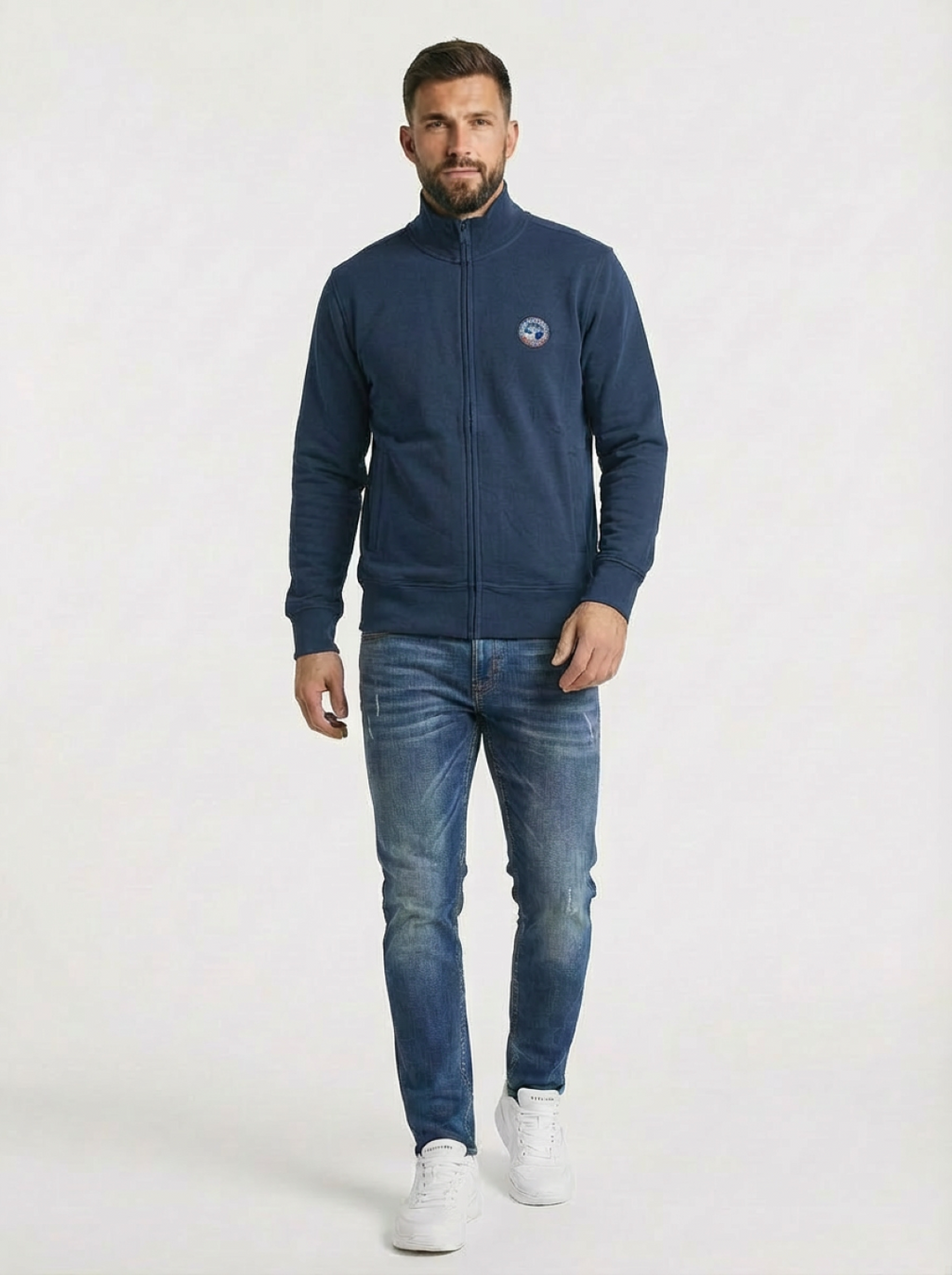 BE Board Man Zip Jacket Navy