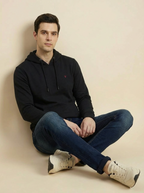 Van Heusen Man Hoodie Black