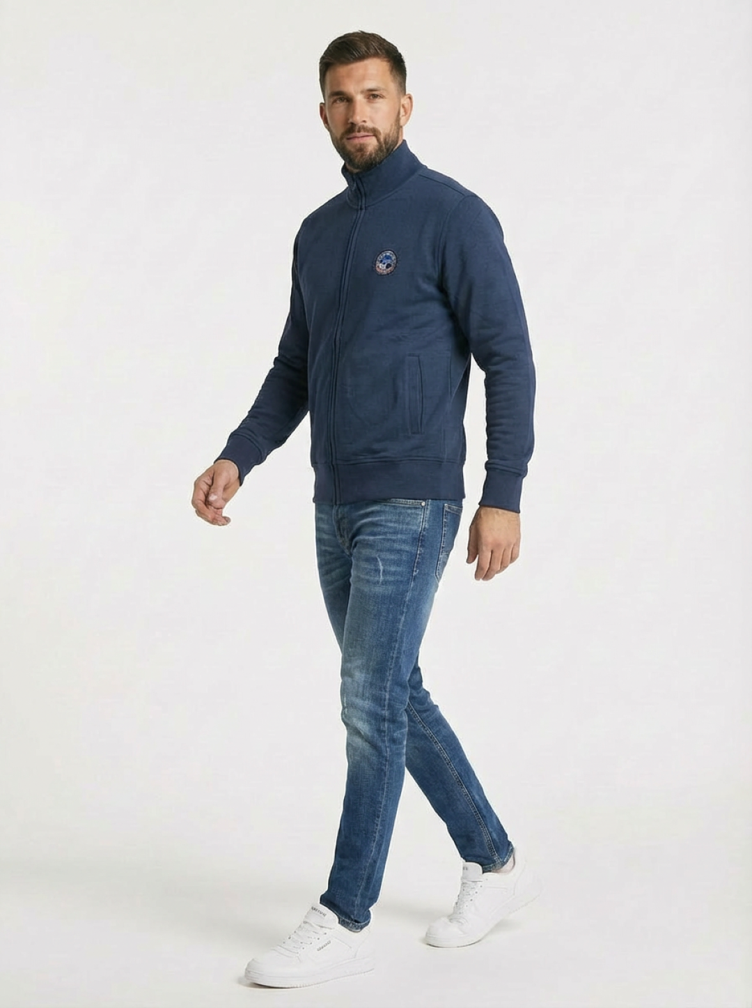 BE Board Man Zip Jacket Navy