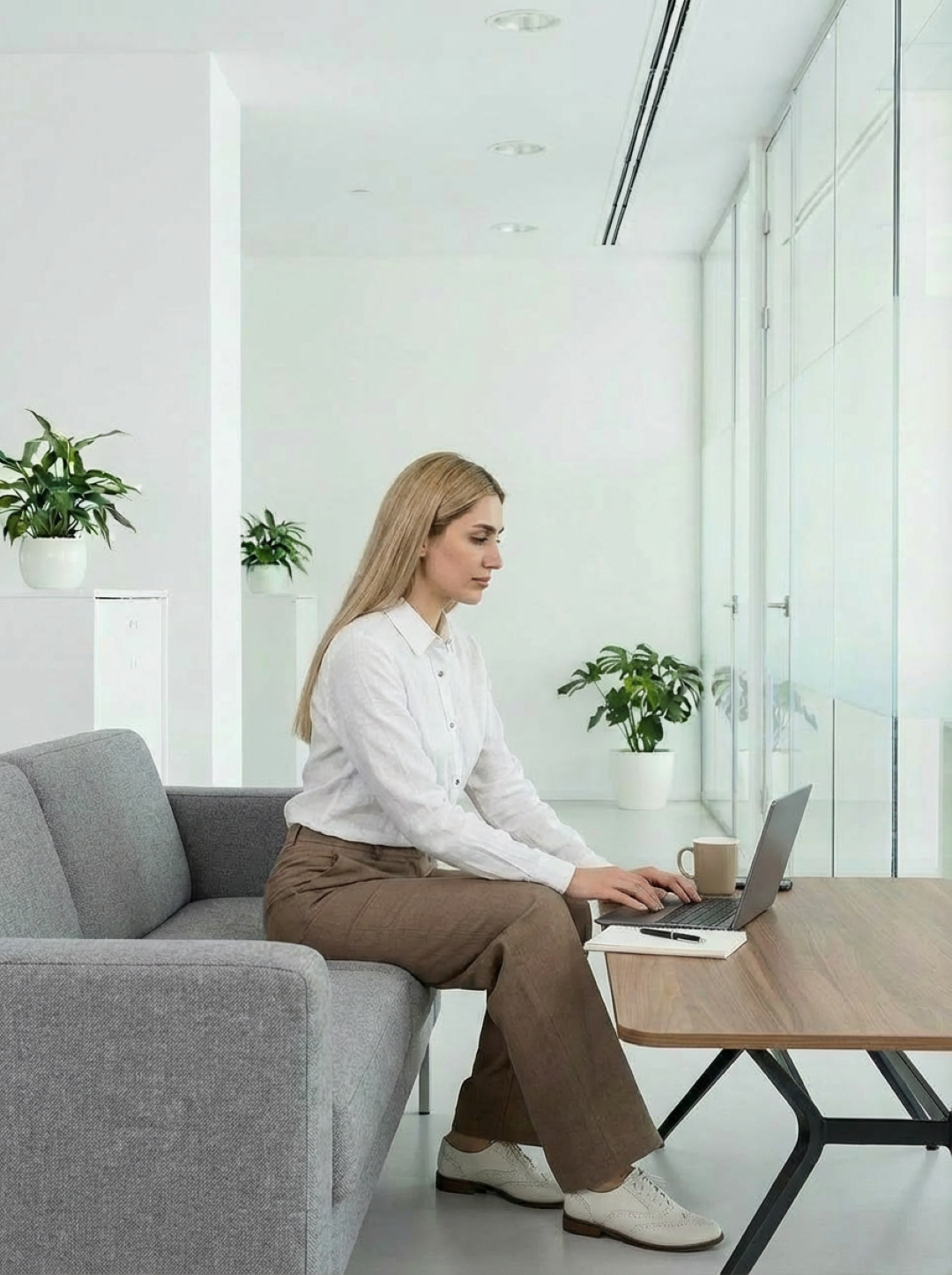 C&A Ladies Shirt White