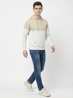 Clyton Man Pullover Hoodie Cream