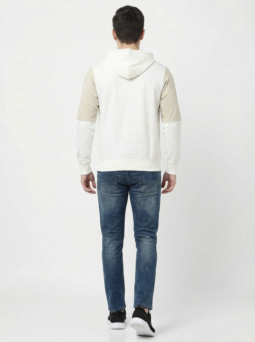 Clyton Man Pullover Hoodie Off-White