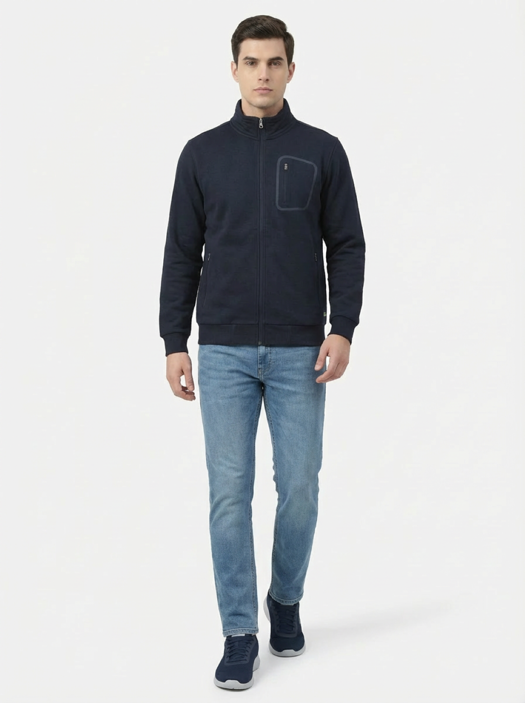IC Man Zip Jacket Navy