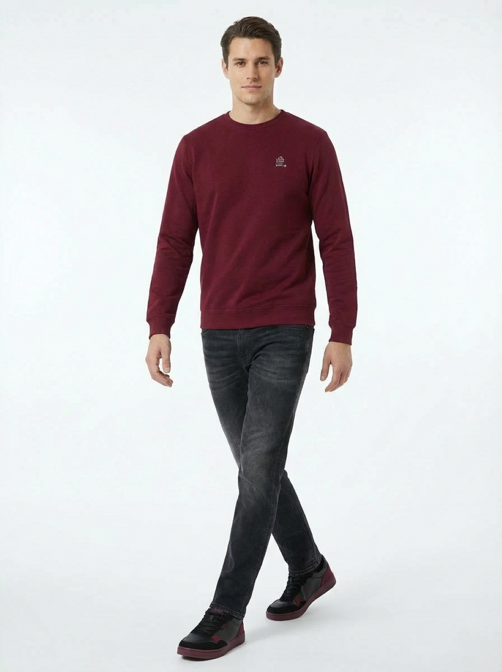 Admiral Men's Sweatshirt Maroon