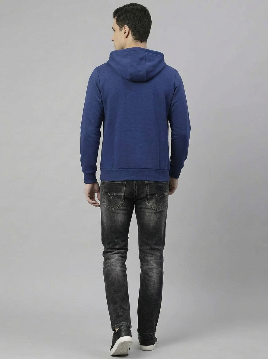 Kappa Man Hoodie Royal Blue