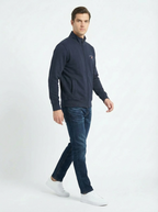 Cotton Belt Man Zip Jacket NAVY