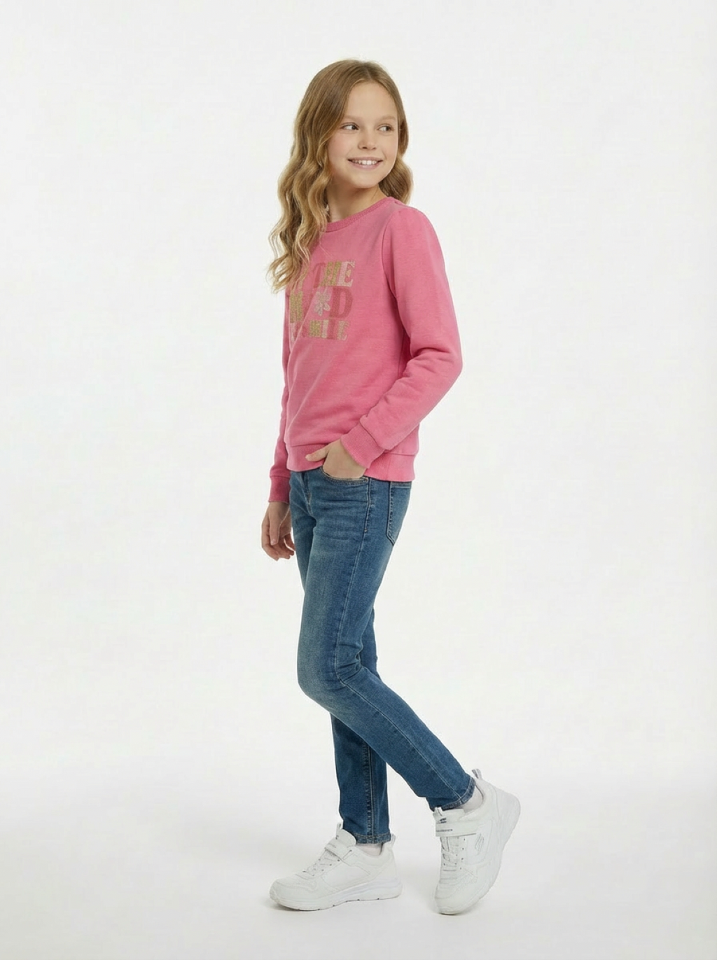 TAFE O LOIEL Girl's Sweatshirt Rose