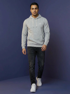 River Island Man Hoodie Heater Grey