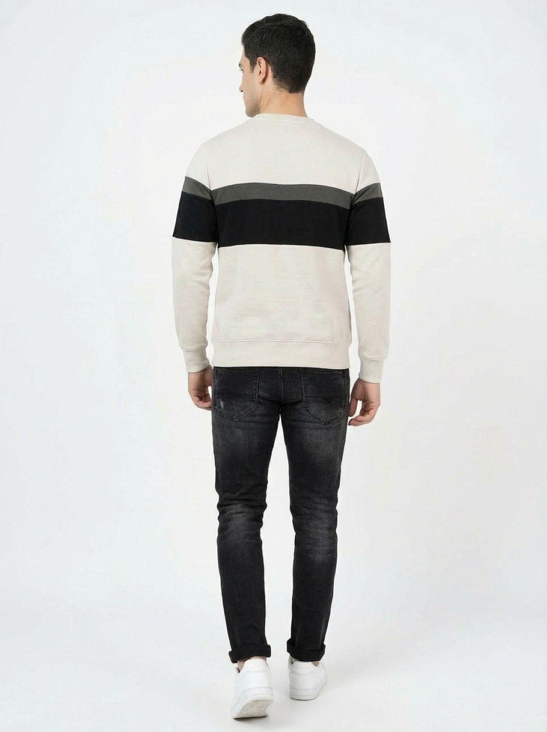 Clyton Man Sweatshirt White