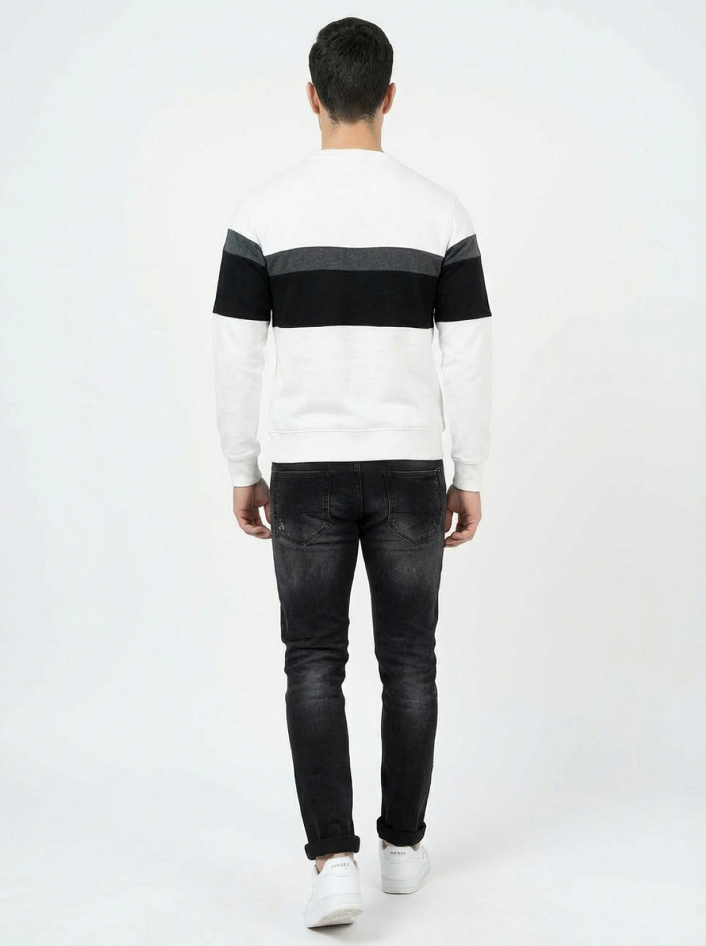 Clyton Man Sweatshirt Cream