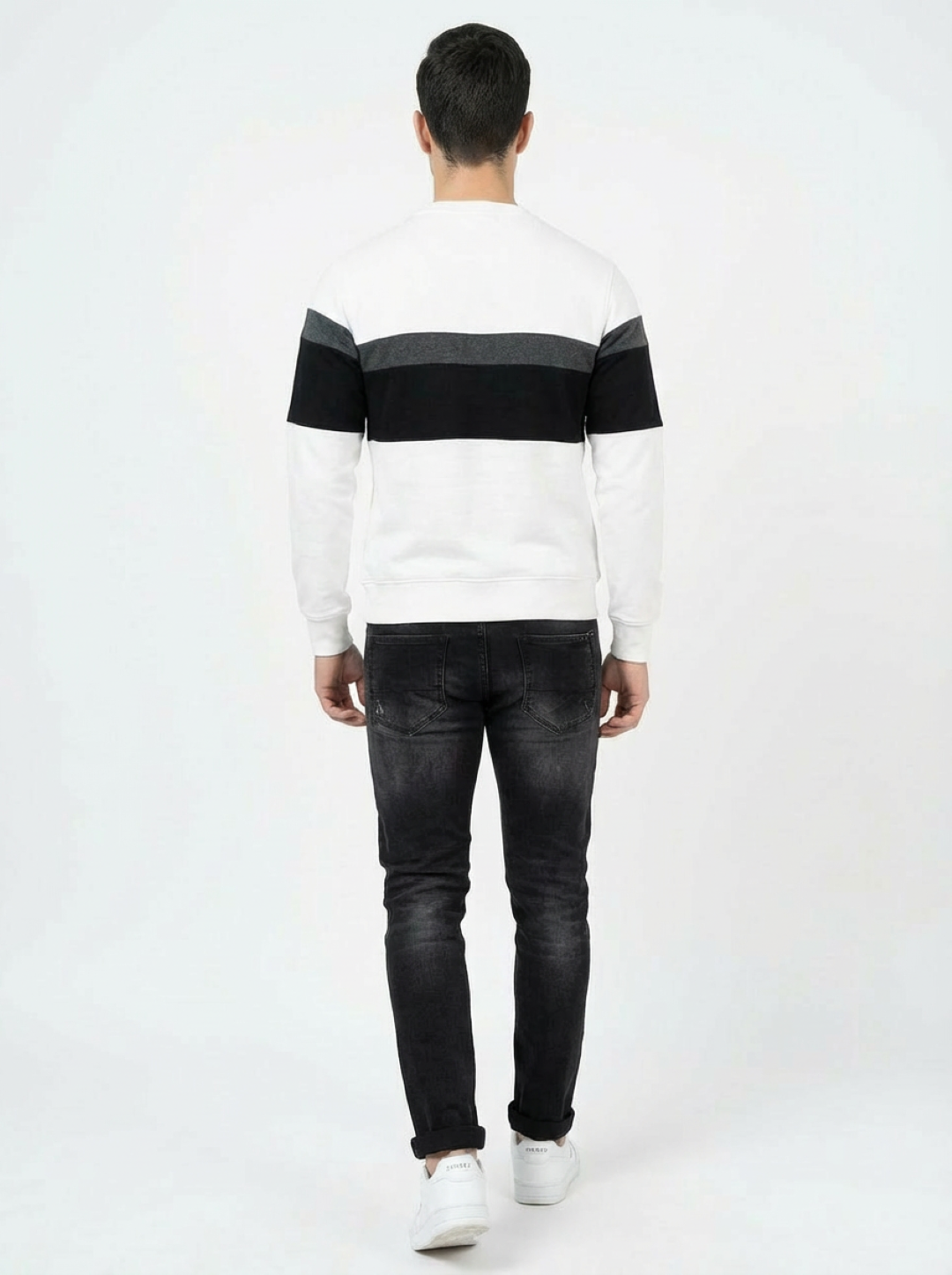 Clyton Man Sweatshirt Cream