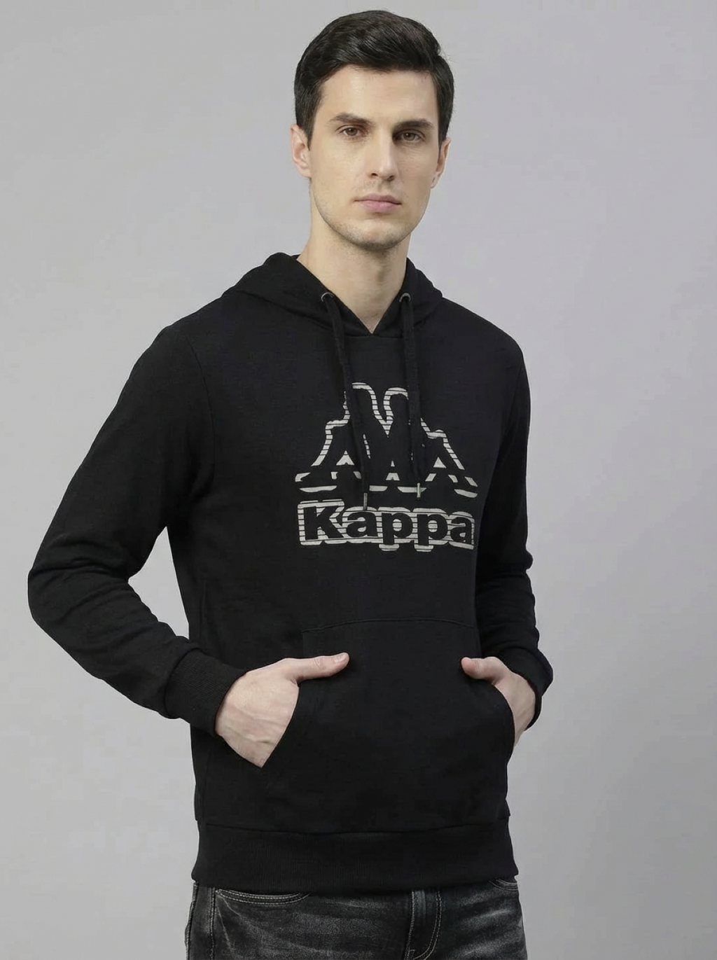 Kappa Man Hoodie Black