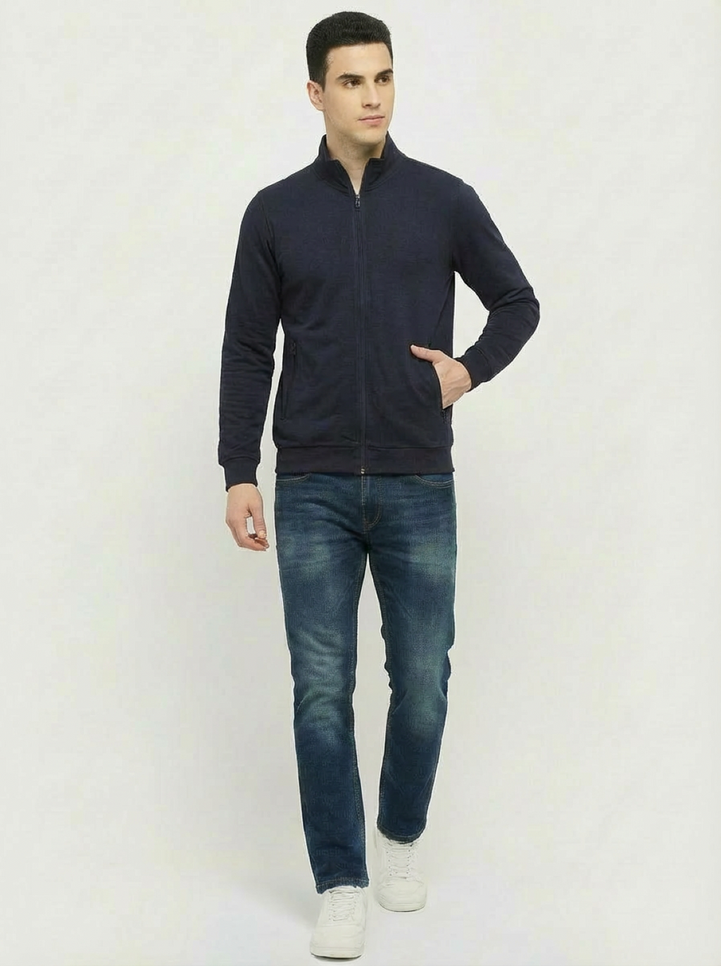 CMP Man Zip Jacket Navy Blue