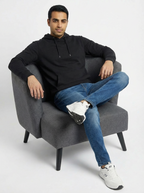 River Island Man Hoodie Black