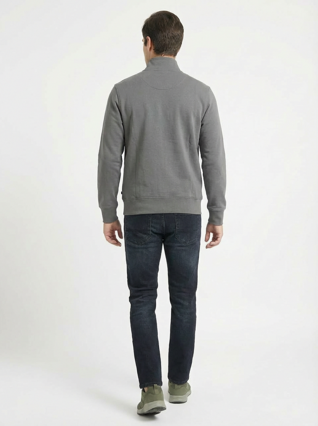 Il Granchio Man Zip Jacket Grey