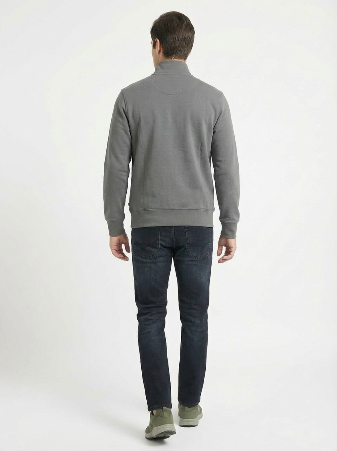 Il Granchio Man Zip Jacket Grey