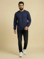 Allen Solly Man Sweatshirt Violet Navy